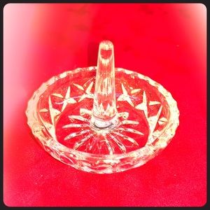 Vintage Crystal Ring Holder!